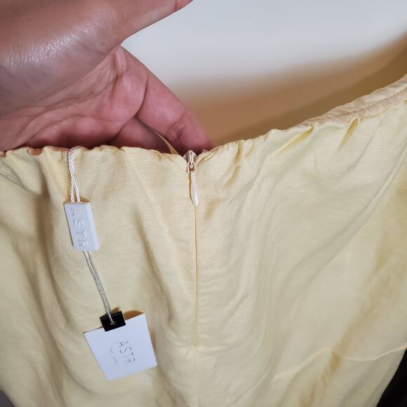 ASTR The Label Winley Midi Dress Side Cutout M Bridgerton Coquette Garden Party - Picture 10 of 12